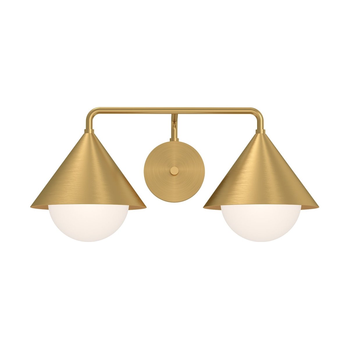 Luminaire de vanité Remy - Gold - or / Verre d'Opale by Alora Lighting | Luminaires & cie