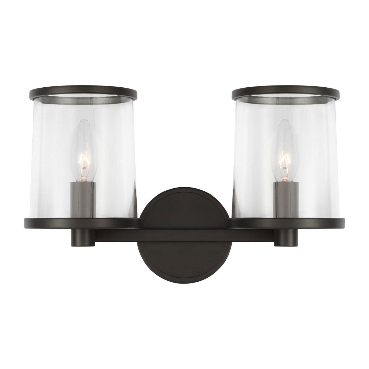 Luminaire de vanité Reynolds - Fer vieilli 14 5/8" by Visual Comfort Studio | Luminaires & cie