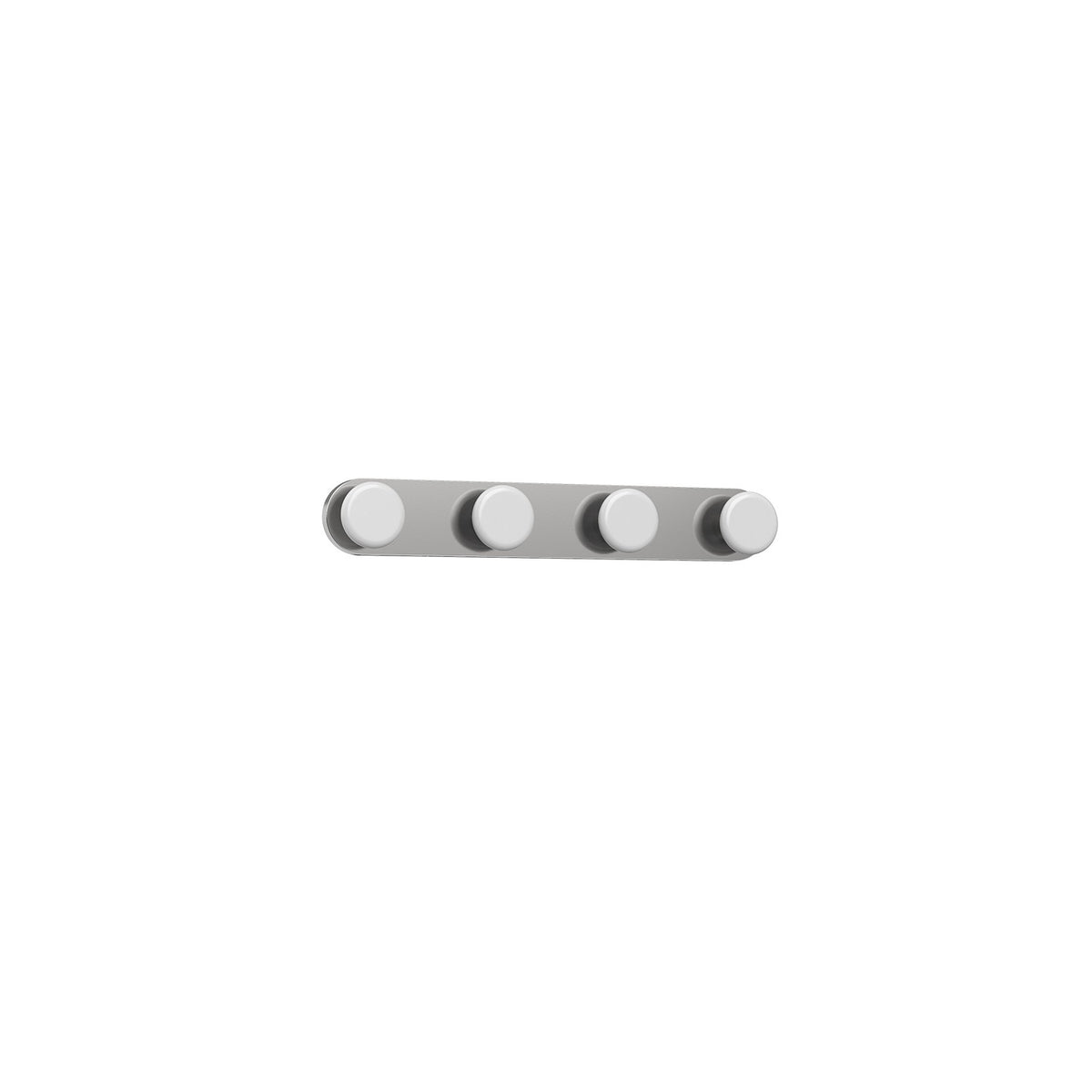 Barre d'éclairage de salle de bain Rezz Nickel brossé, 16" – Kuzco Lighting