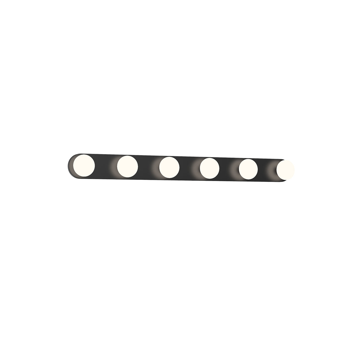 Barre d'éclairage de salle de bain Rezz Noir, 25" – vue 2