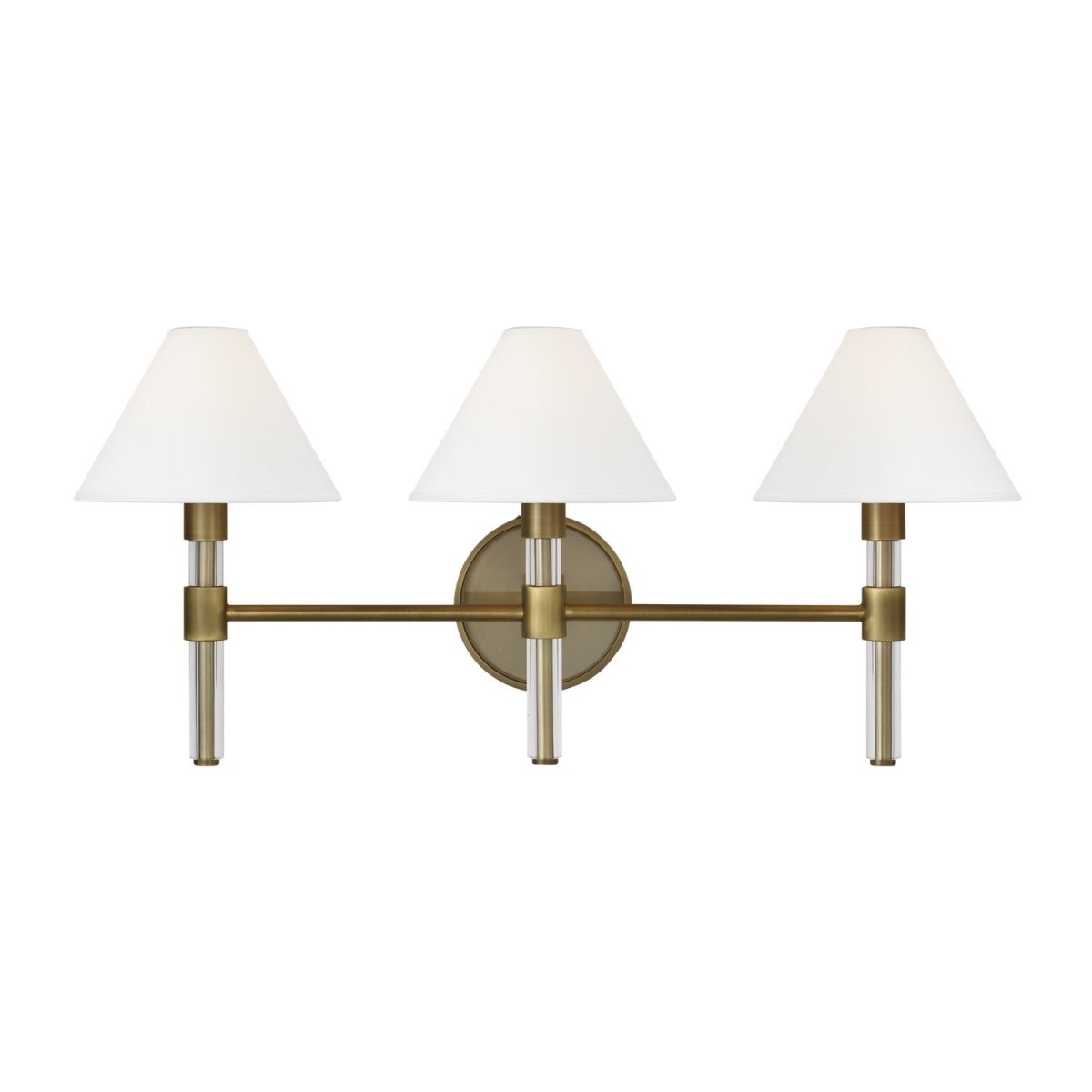 Luminaire de vanité Robert - Laiton vieilli dans le temps 9" by Visual Comfort Studio | Luminaires & cie