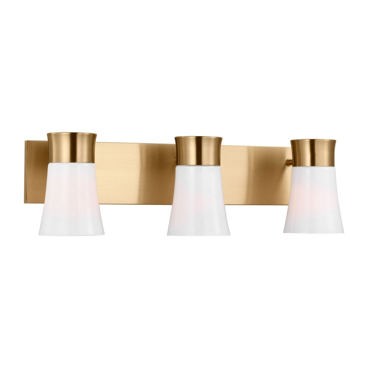 Luminaire de vanité Roy - Laiton satiné 3 by Visual Comfort Studio | Luminaires & cie