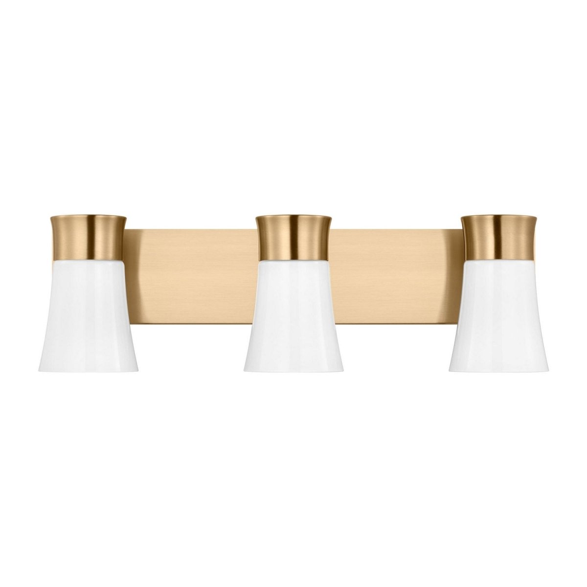 Luminaire de vanité Roy - Laiton satiné 4 by Visual Comfort Studio | Luminaires & cie