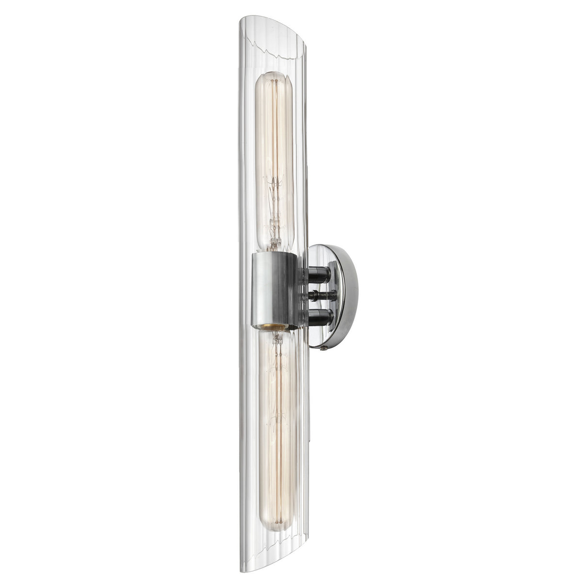 Barre d'éclairage de salle de bain Samantha 25", Transparent / Chrome poli – Dainolite