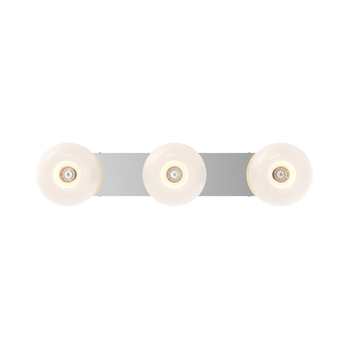 Luminaire de vanité Samar Chrome / Opale – Kuzco Lighting