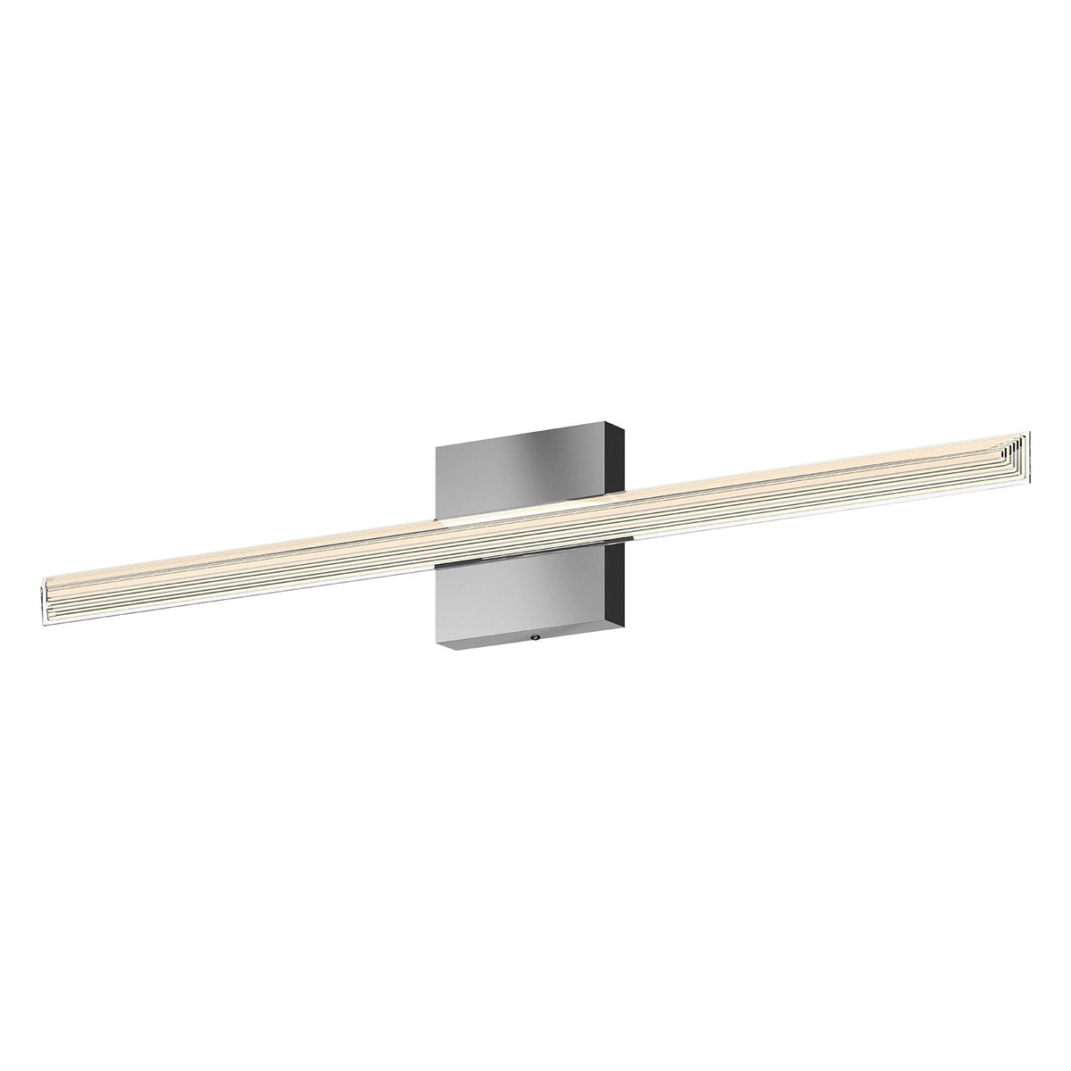Barre d'éclairage de salle de bain Saphir Chrome, 34 1/4" – Kuzco Lighting