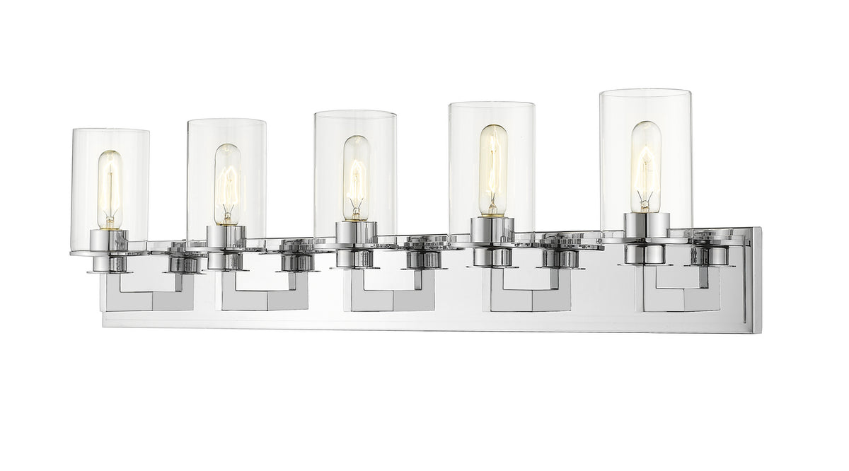 Luminaire de vanité Savannah Chrome, Transparent, 38 3/4" – Z-Lite