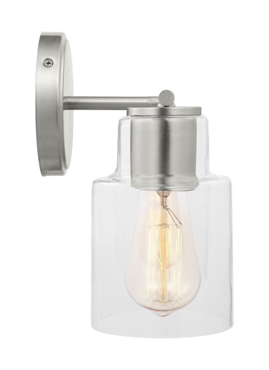 Luminaire de vanité Sayward - Acier brossé 14 1/8" by Visual Comfort Studio | Luminaires & cie