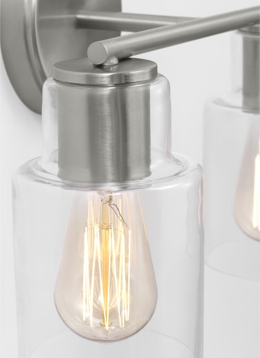 Luminaire de vanité Sayward - Acier brossé 14 1/8" by Visual Comfort Studio | Luminaires & cie