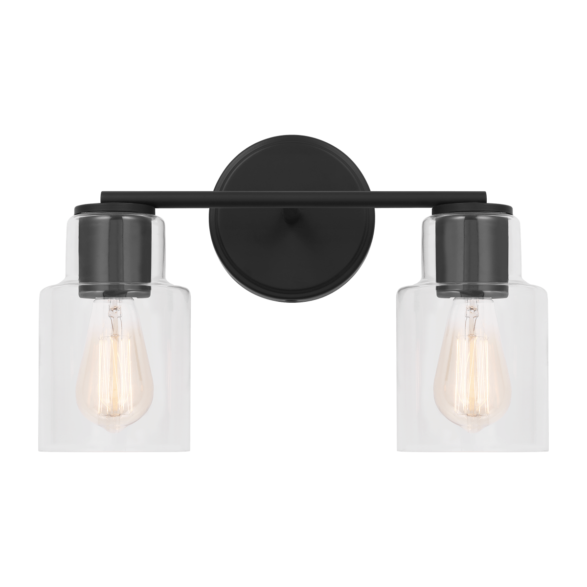 Luminaire de vanité Sayward - Noir de minuit 14 1/8" by Visual Comfort Studio | Luminaires & cie