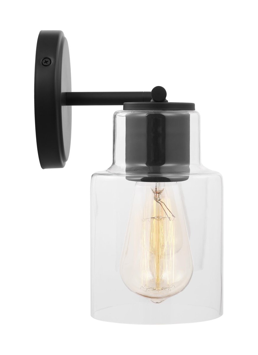 Luminaire de vanité Sayward - Noir de minuit 14 1/8" by Visual Comfort Studio | Luminaires & cie