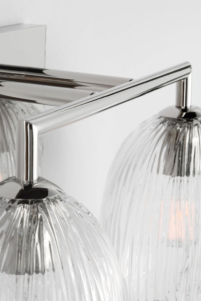 Luminaire de vanité Serafina - Nickel poli 27" by Visual Comfort Studio | Luminaires & cie