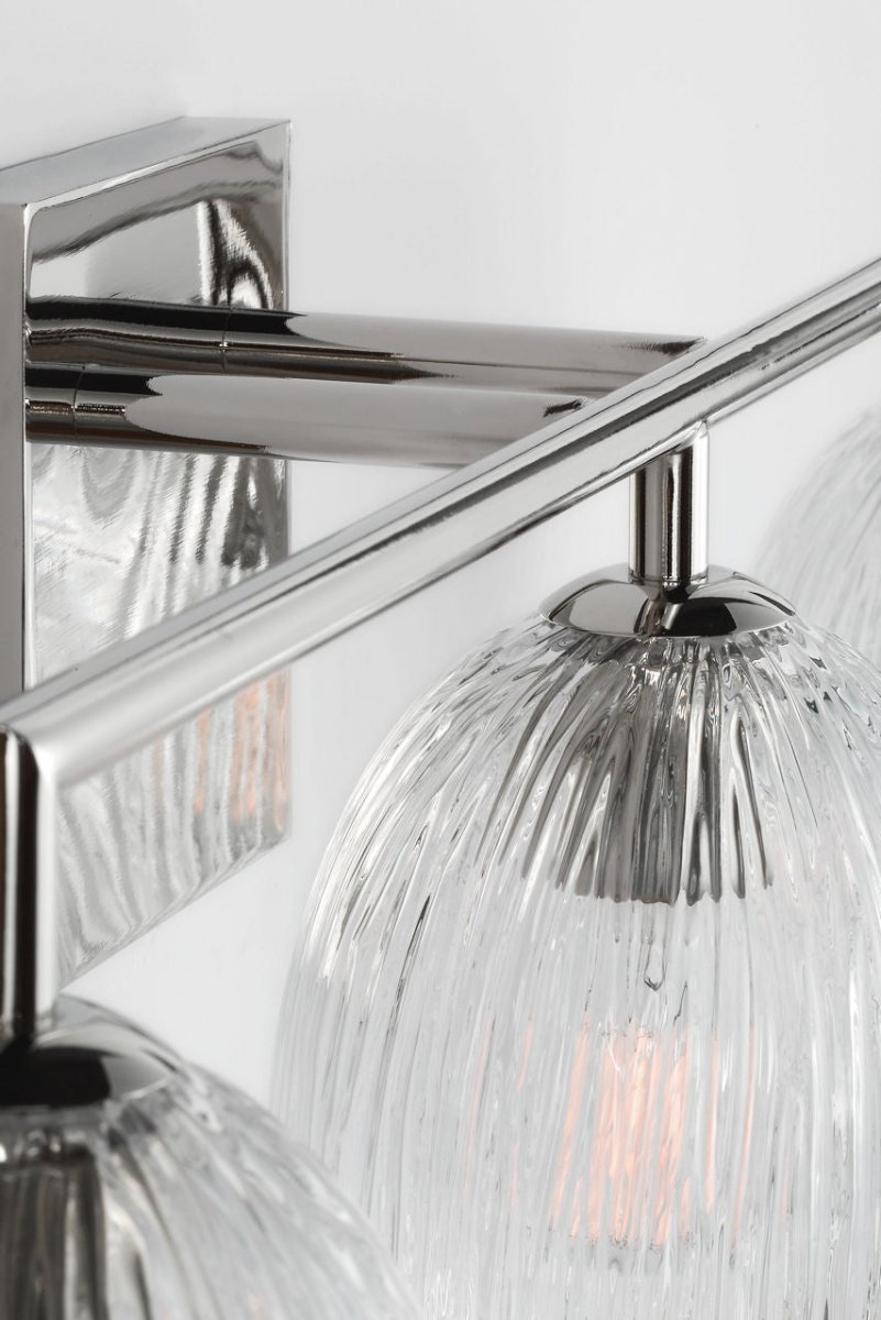 Luminaire de vanité Serafina - Nickel poli 27" by Visual Comfort Studio | Luminaires & cie