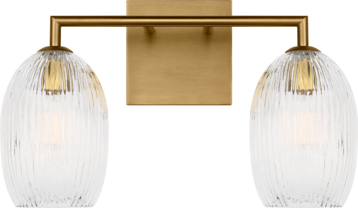 Luminaire de vanité Serafina - Nickel poli 27" by Visual Comfort Studio | Luminaires & cie