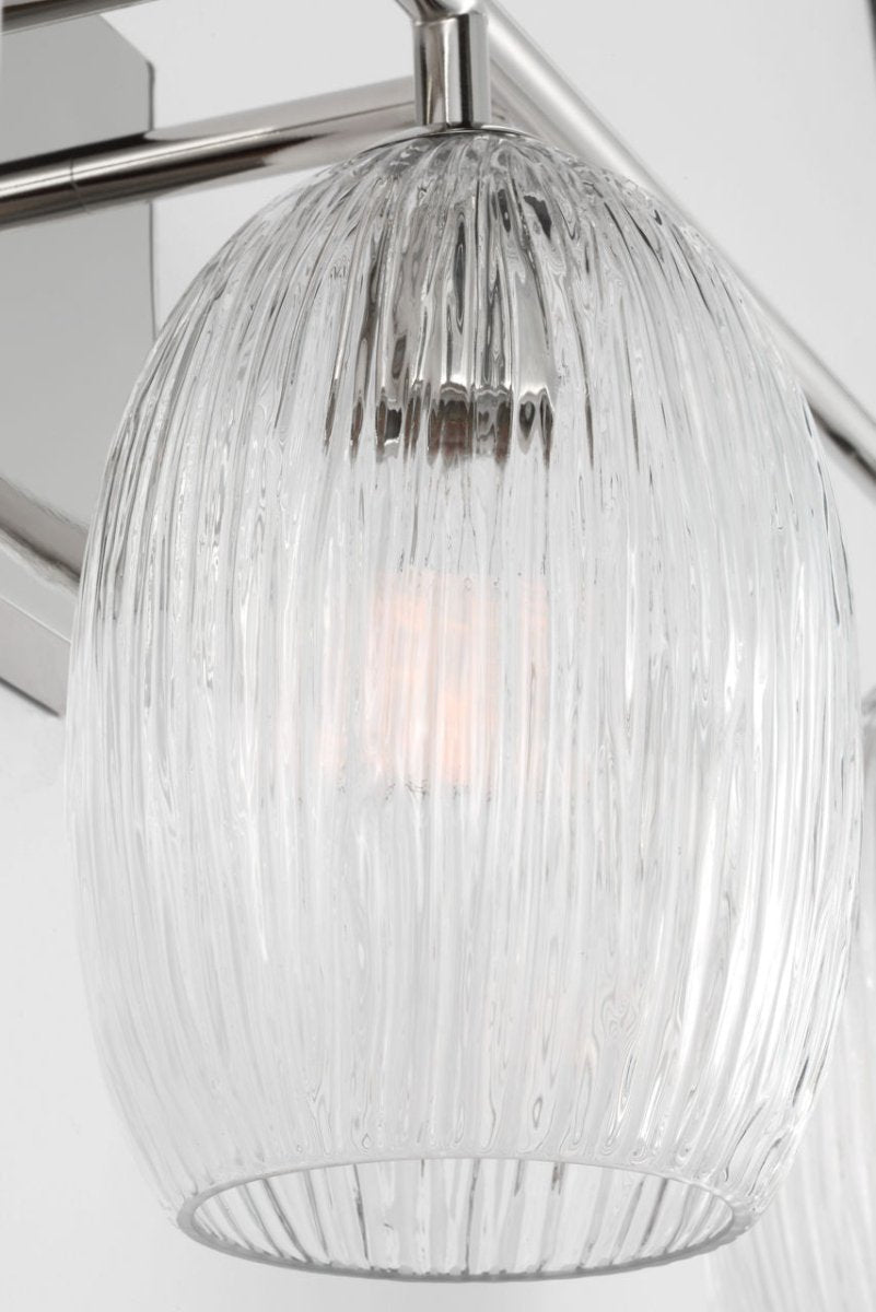 Luminaire de vanité Serafina - Nickel poli 27" by Visual Comfort Studio | Luminaires & cie
