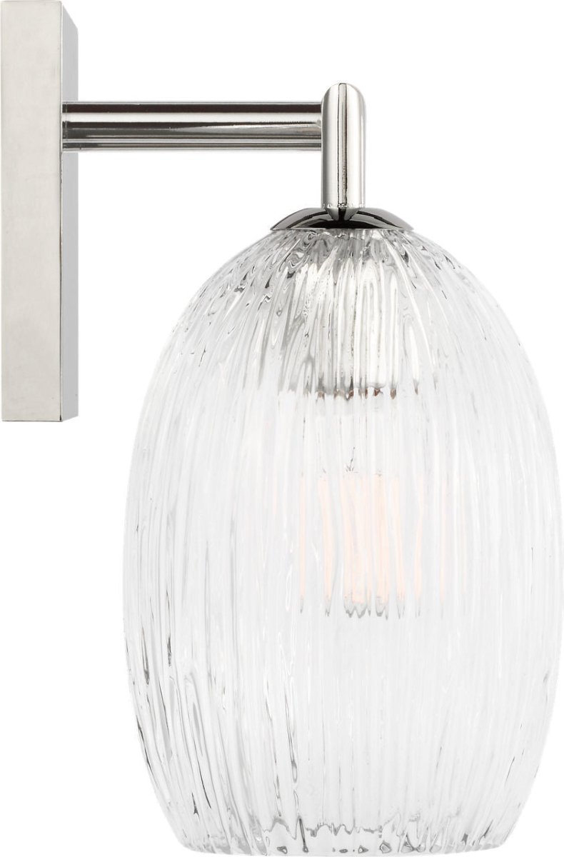 Luminaire de vanité Serafina - Nickel poli 27" by Visual Comfort Studio | Luminaires & cie