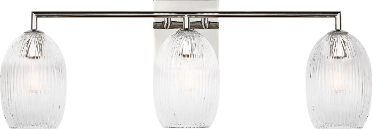 Luminaire de vanité Serafina - Nickel poli 27" by Visual Comfort Studio | Luminaires & cie