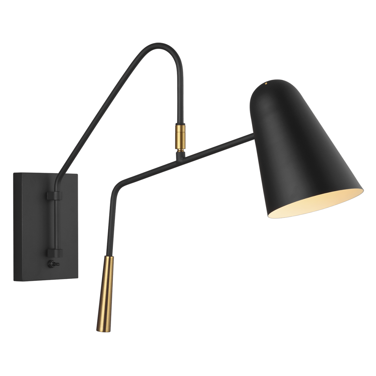 Luminaire de vanité Simon - Noir de minuit by Visual Comfort Studio | Luminaires & cie