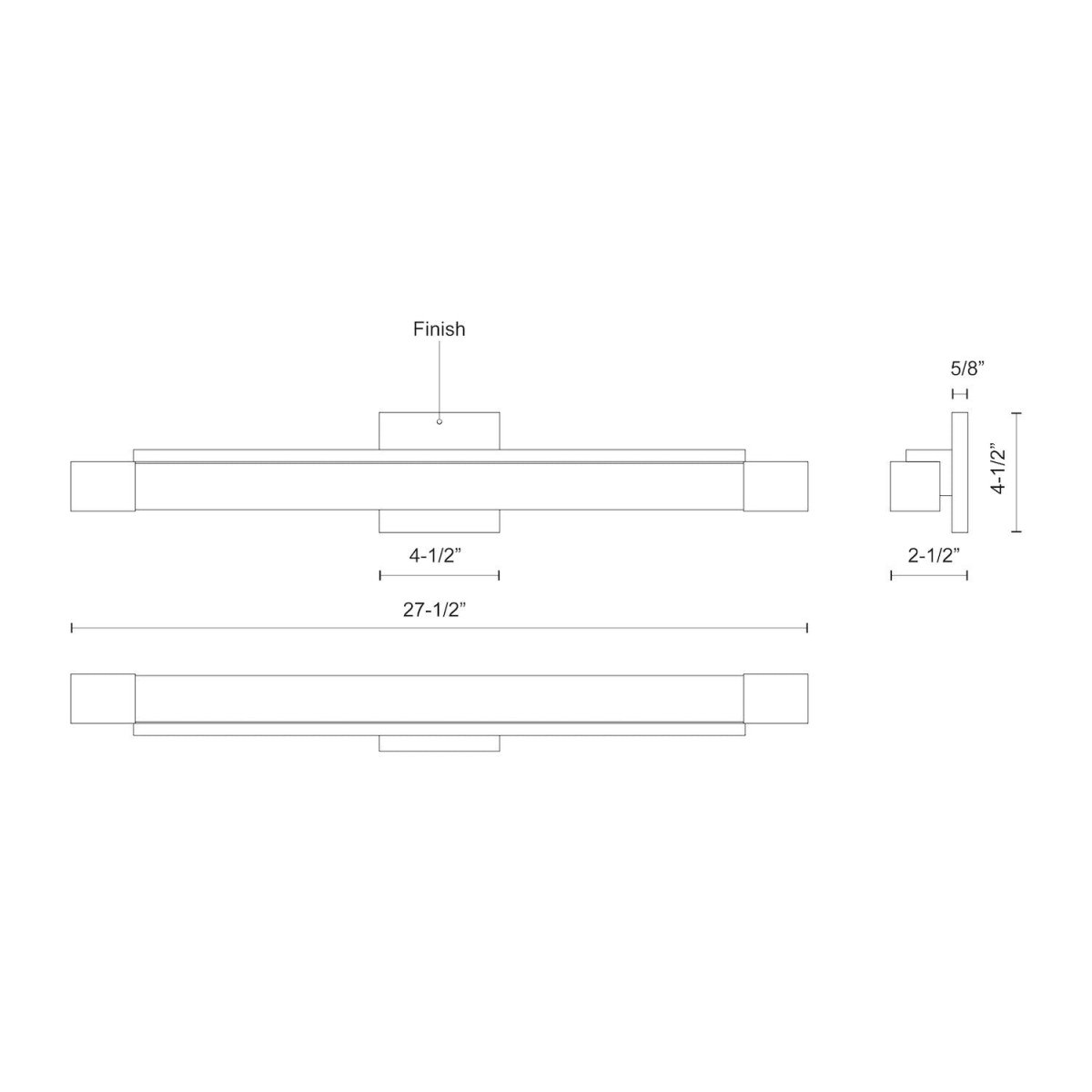 Luminaire de vanité Soho - Noir by Kuzco Lighting | Luminaires & cie