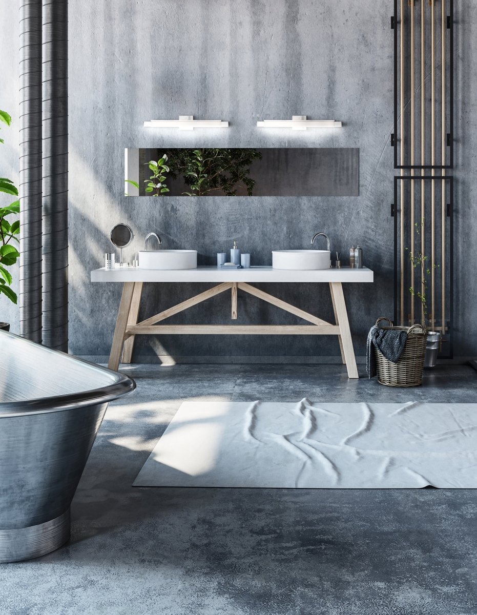 Luminaire de vanité Soho - Nickel brossé by Kuzco Lighting | Luminaires & cie