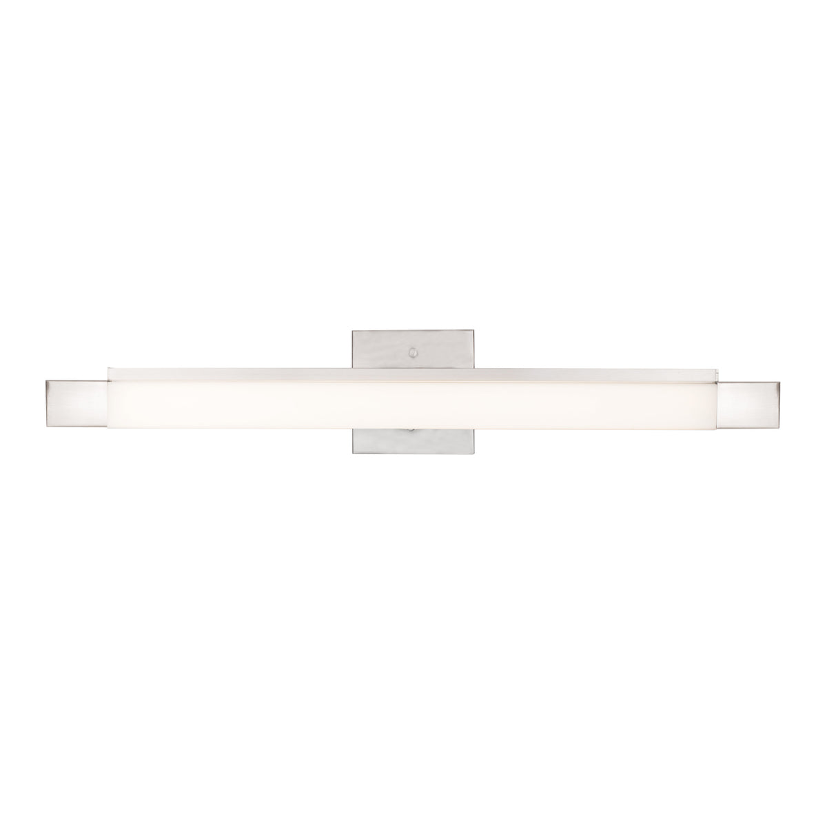Barre d'éclairage de salle de bain Soho Nickel brossé – Kuzco Lighting