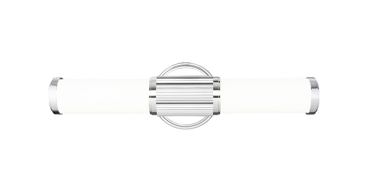 Barre d'éclairage de salle de bain Solange Chrome, 18 1/2" – vue 3
