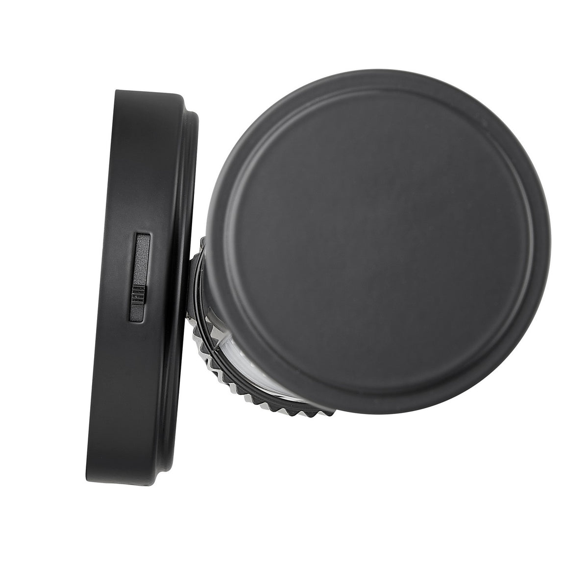 Barre d'éclairage de salle de bain Solange Noir mat, 18 1/2" – vue 5