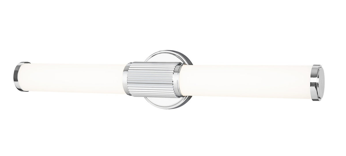Barre d'éclairage de salle de bain Solange Chrome, 25 1/2" – Z-Lite