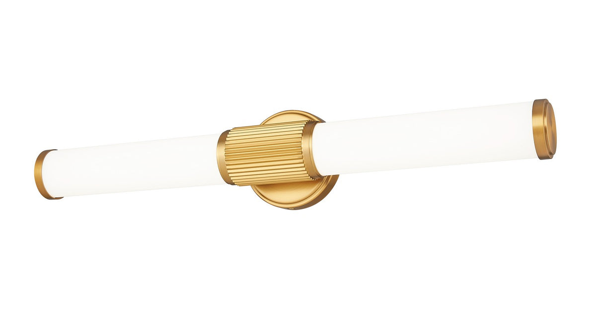 Barre d'éclairage de salle de bain Solange Or moderne, 25 1/2" – vue 2