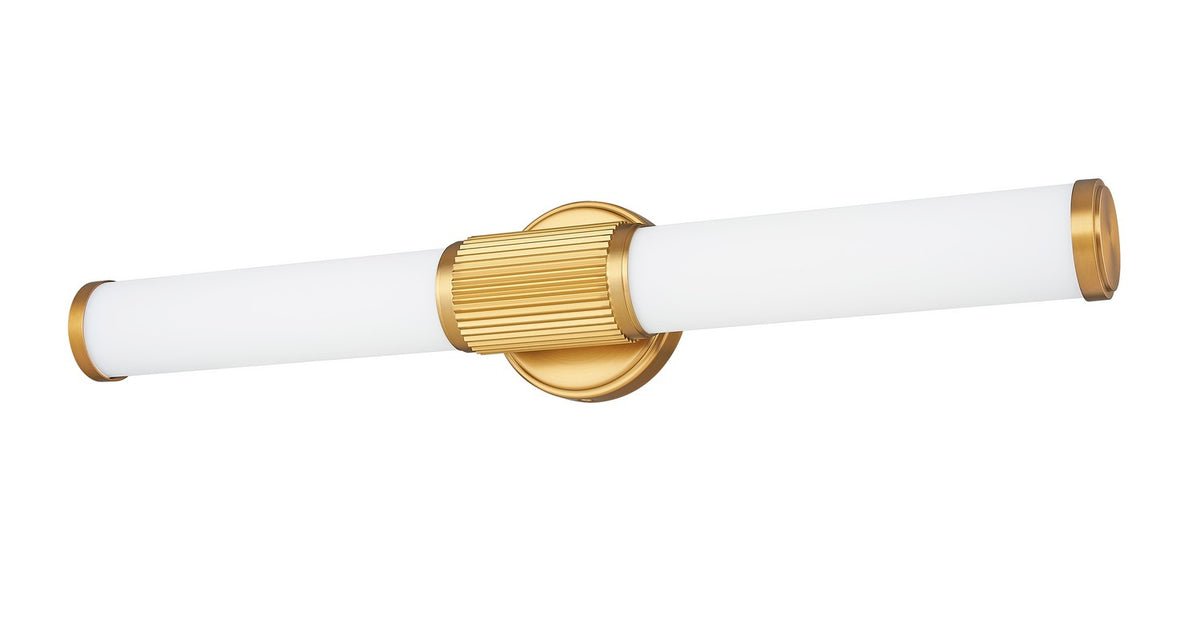 Barre d'éclairage de salle de bain Solange Or moderne, 25 1/2" – vue 4