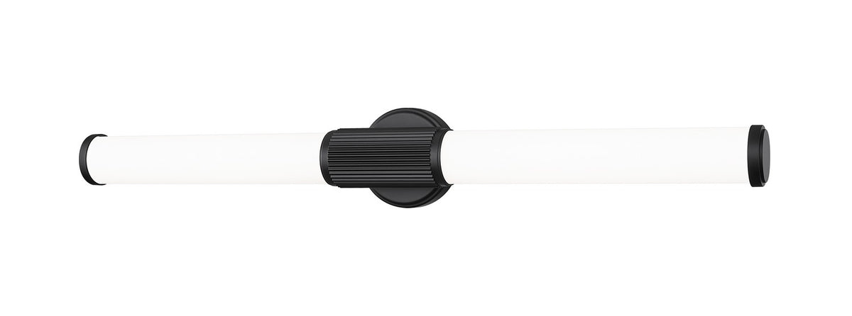 Barre d'éclairage de salle de bain Solange Noir mat, 32 1/2" – Z-Lite