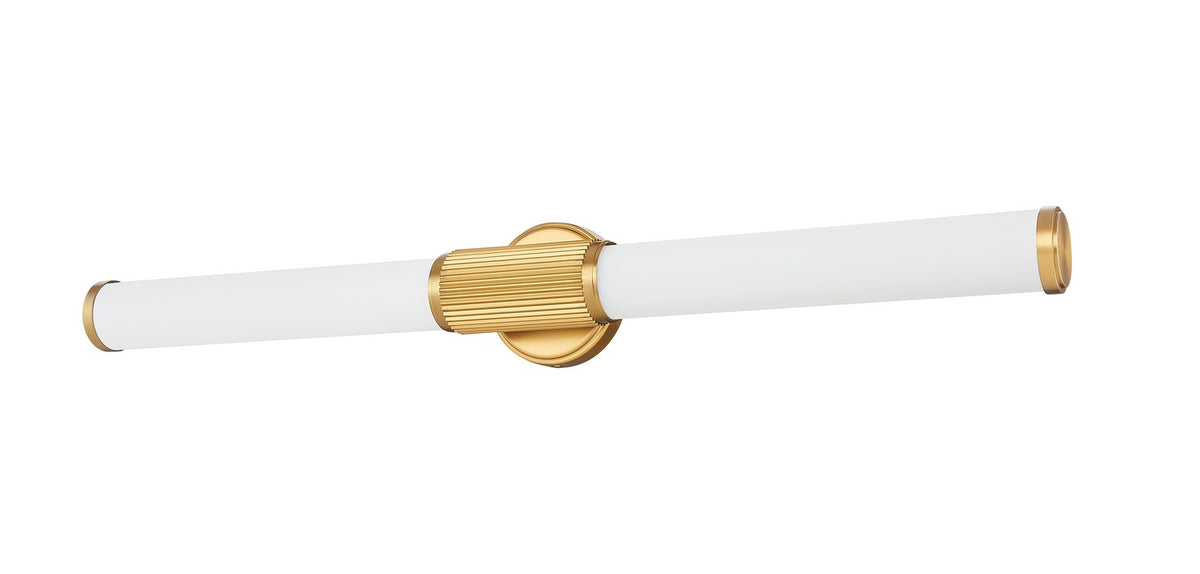 Barre d'éclairage de salle de bain Solange Or moderne, 32 1/2" – vue 4