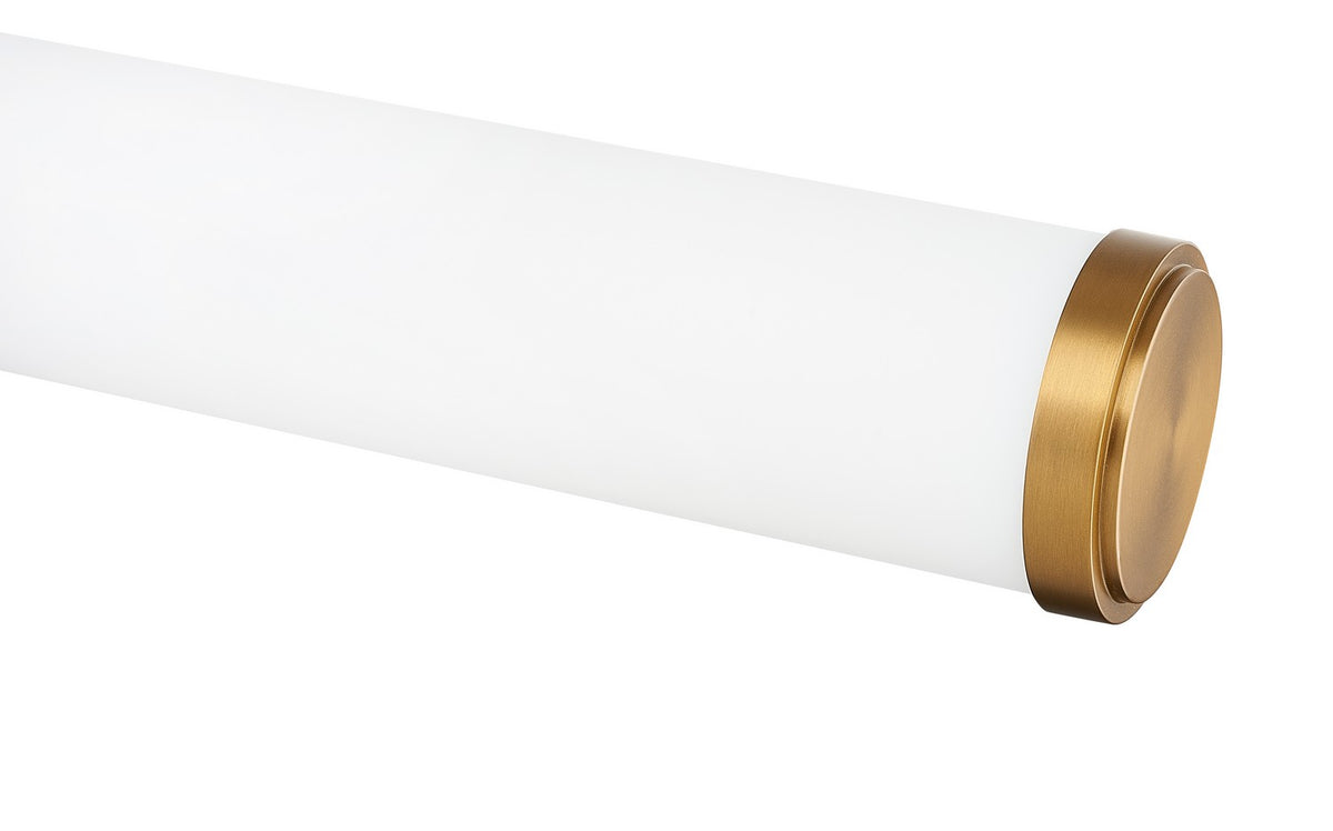 Barre d'éclairage de salle de bain Solange Or moderne, 32 1/2" – vue 5