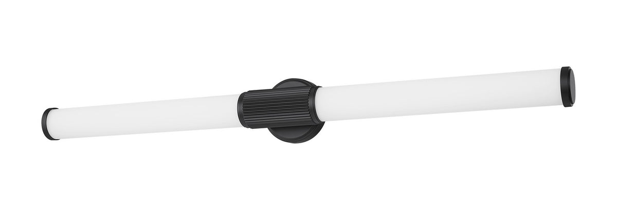 Barre d'éclairage de salle de bain Solange Noir mat, 40 1/2" – vue 4