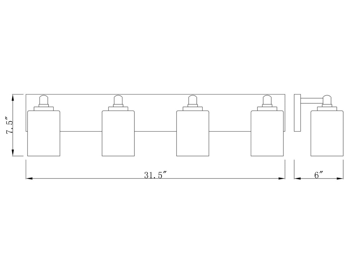 Luminaire de vanité Soledad Or brossé, 31 1/2" – vue 6