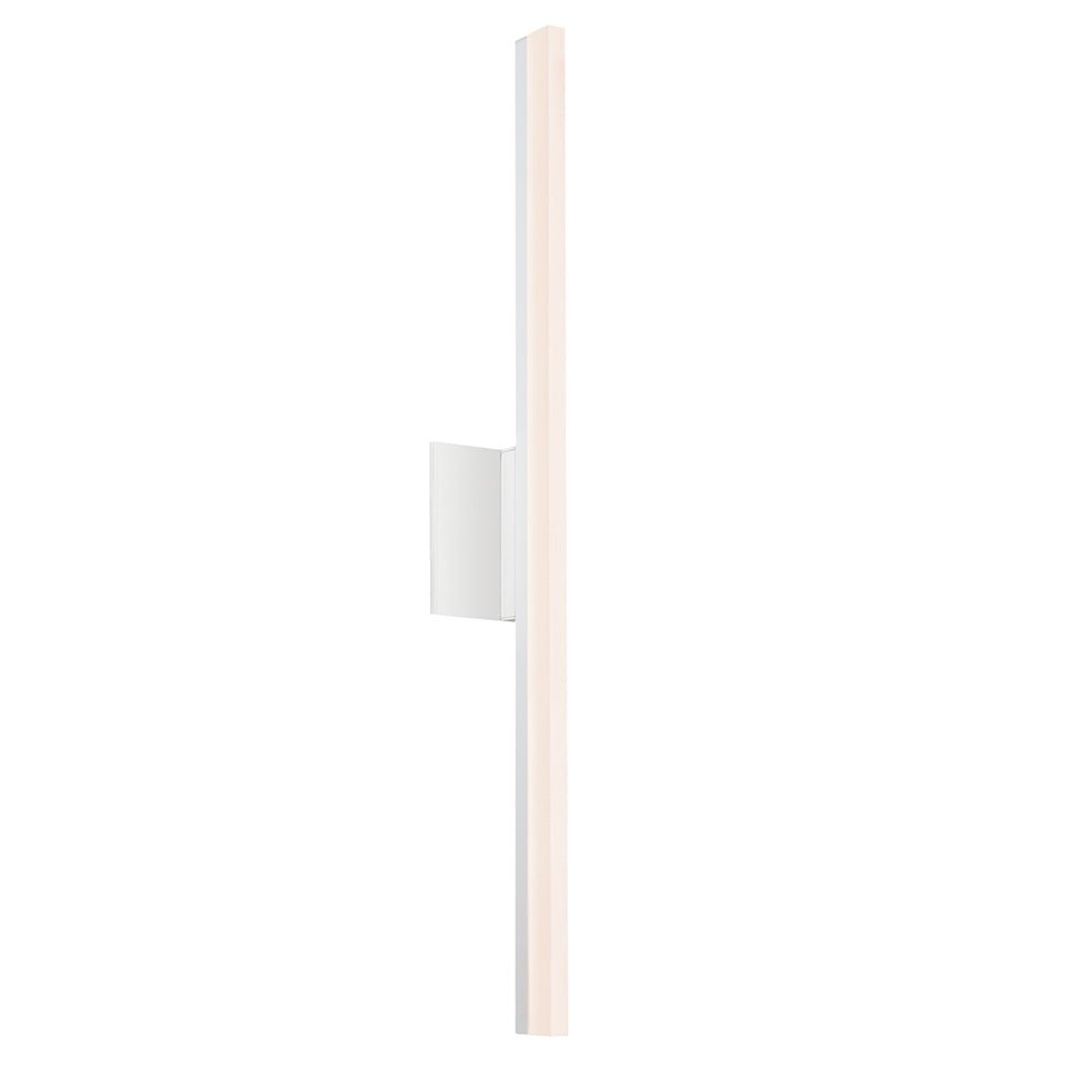 Luminaire de vanité Stilleto - Blanc satiné 31.75" by Sonneman | Luminaires & cie