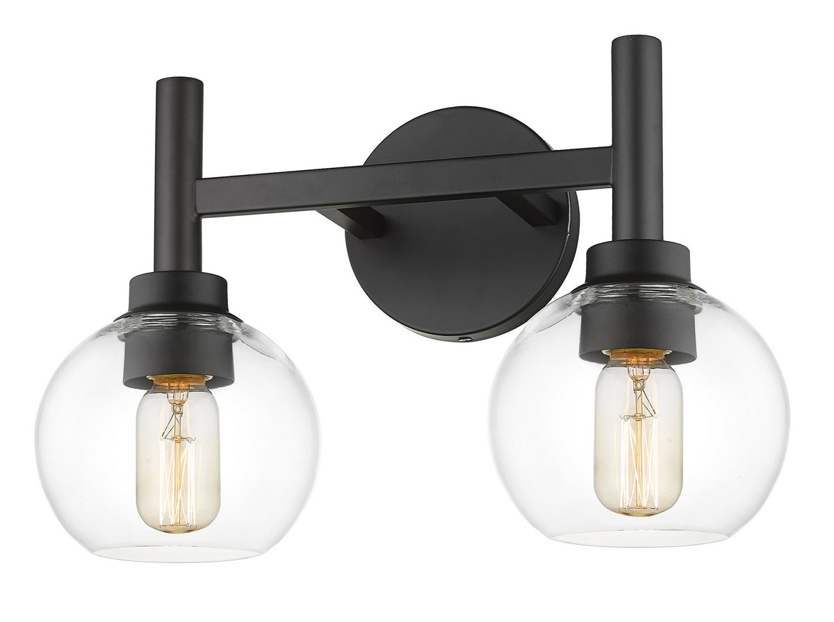 Luminaire de vanité Sutton Noir mat, 15 3/4" – vue 3