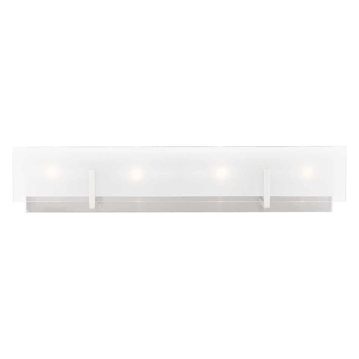 Luminaire de vanité Syll - Nickel brossé 26" Ampoules non - incluses by Visual Comfort Studio | Luminaires & cie