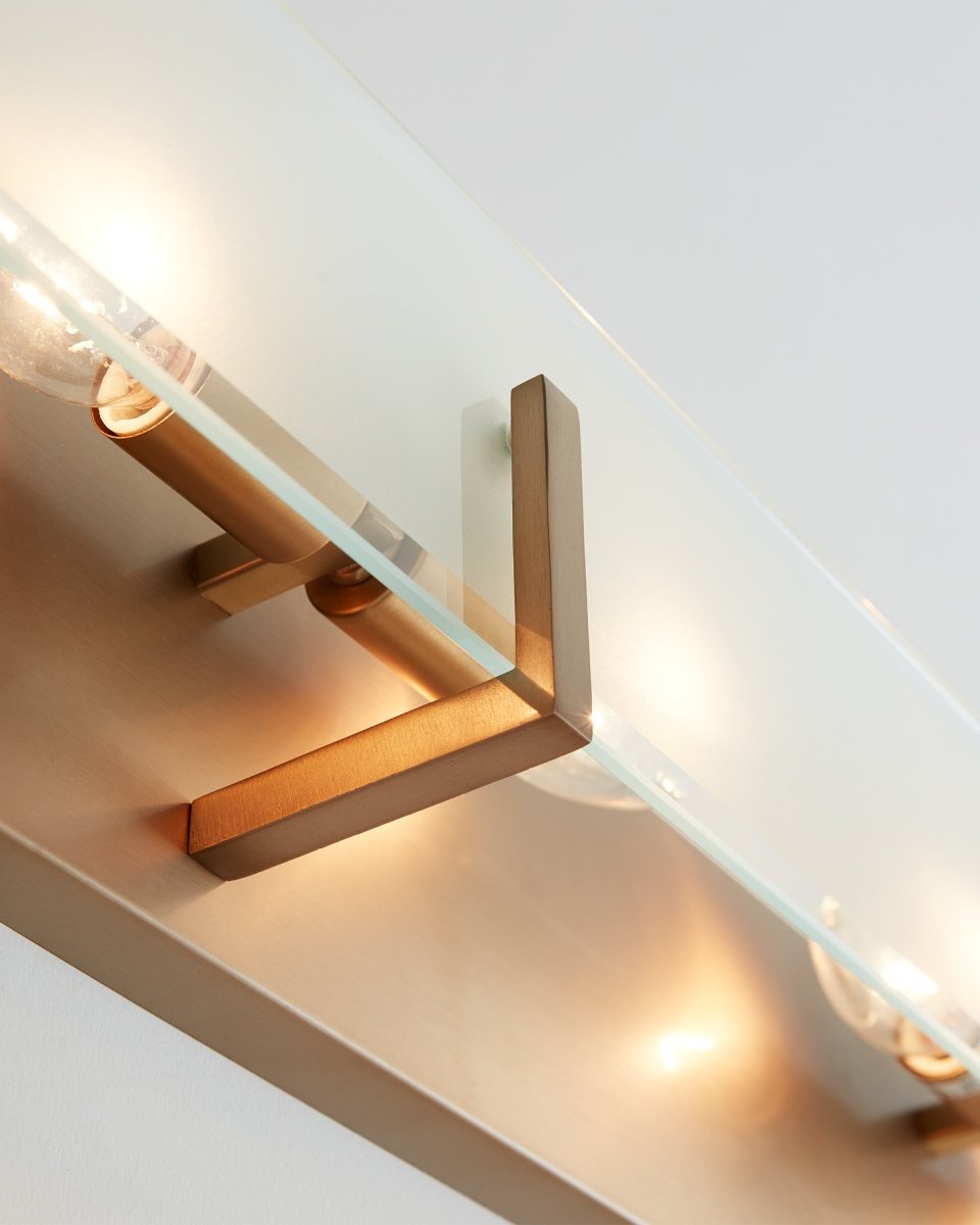 Luminaire de vanité Syll - Laiton satiné 38" Ampoules non - incluses by Visual Comfort Studio | Luminaires & cie