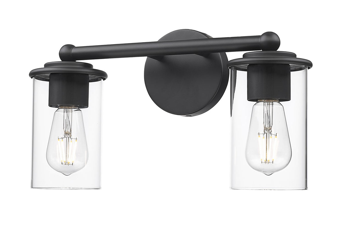 Luminaire de vanité Thayer Noir mat, 16" – Z-Lite