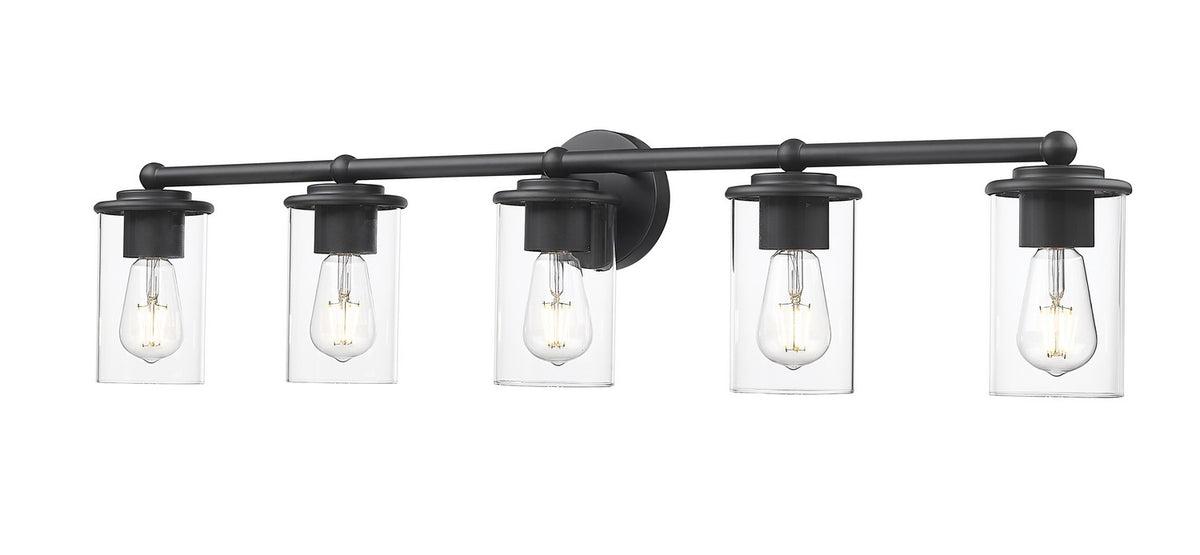 Luminaire de vanité Thayer Noir mat, 39" – Z-Lite