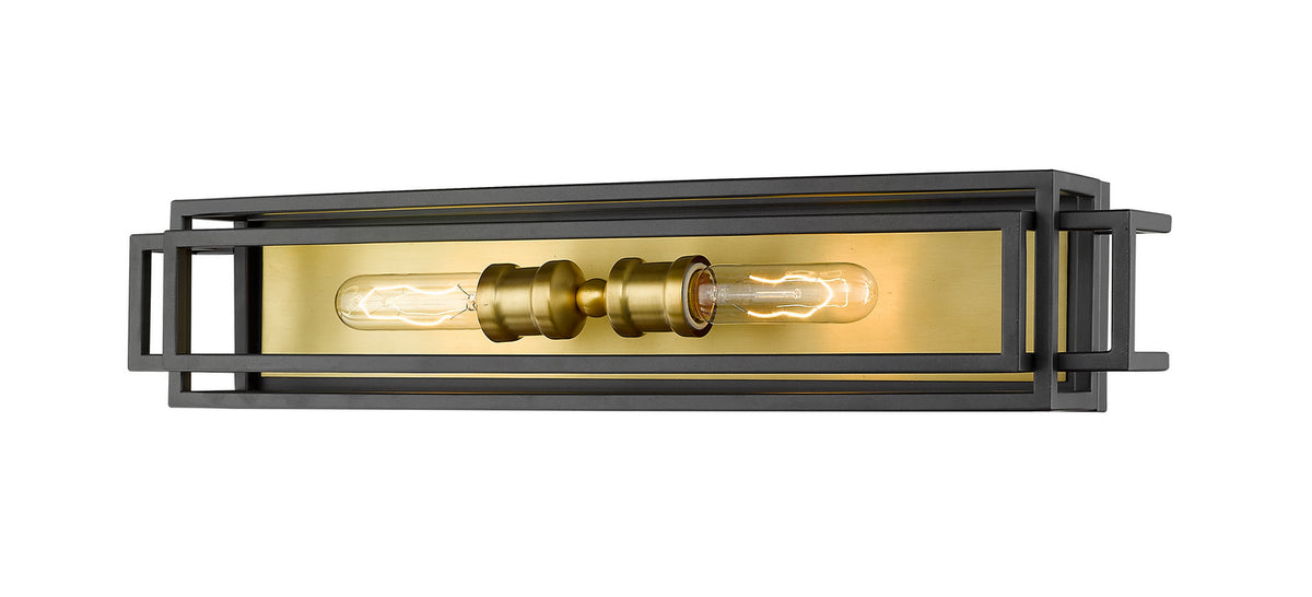 Luminaire de vanité Titania Bronze + Laiton vieilli, nombre ampoules 2 – Z-Lite