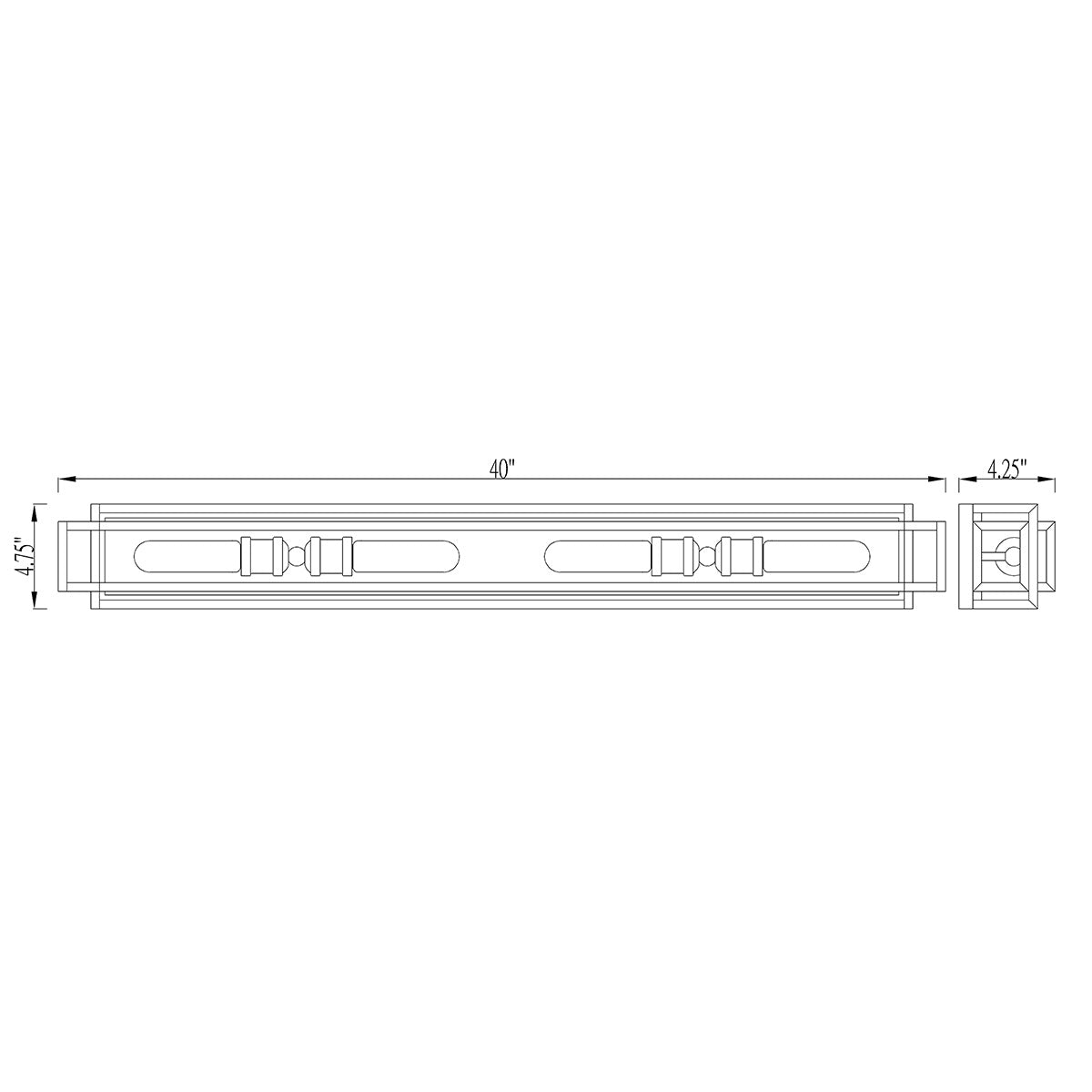 Luminaire de vanité Titania