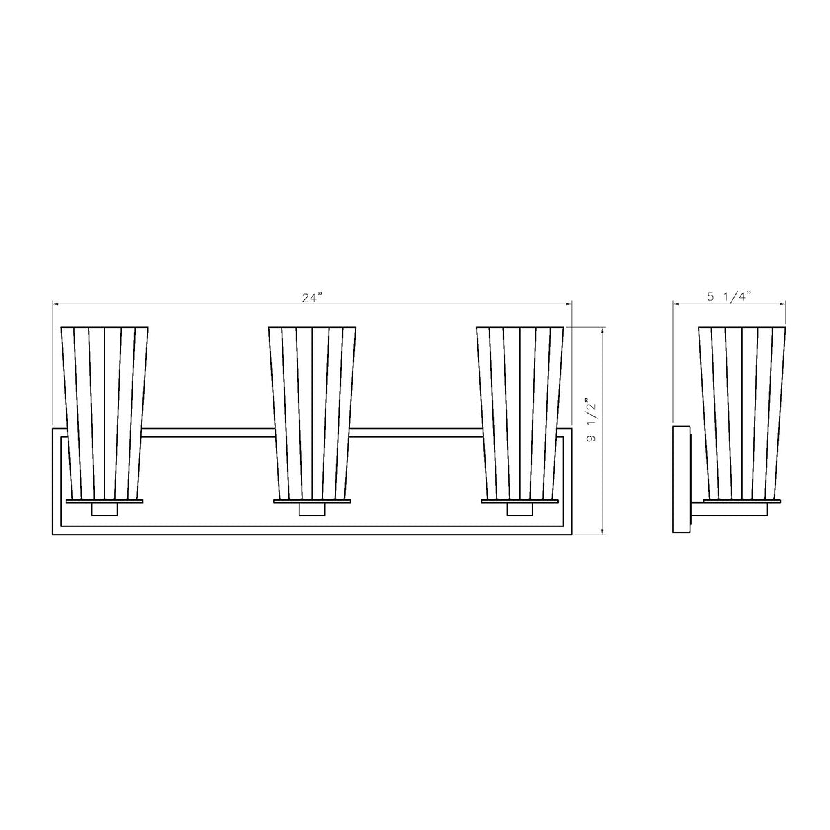 Luminaire de vanité Titus
