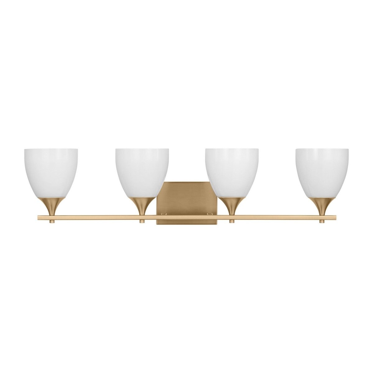 Luminaire de vanité Toffino - Laiton satiné Verre craquelé transparent 36" by Visual Comfort Studio | Luminaires & cie