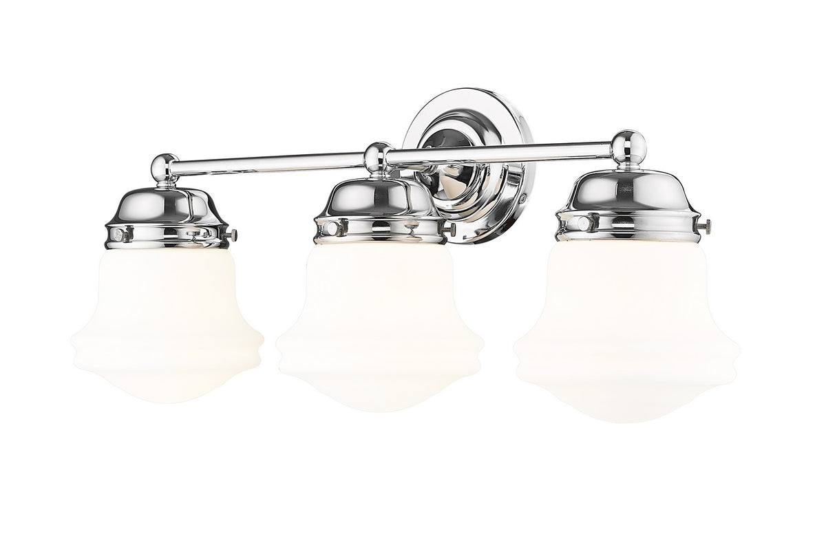 Luminaire de vanité Vaughn Chrome, Opale mate, 22 1/2" – Z-Lite
