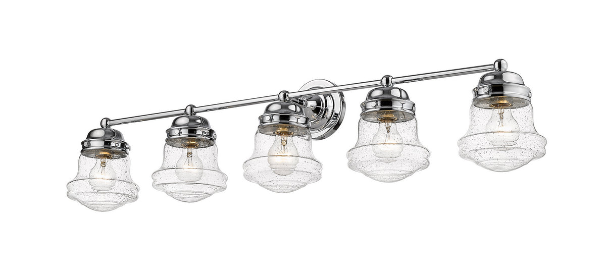 Luminaire de vanité Vaughn Chrome, Grené transparent, 40 3/4" – Z-Lite