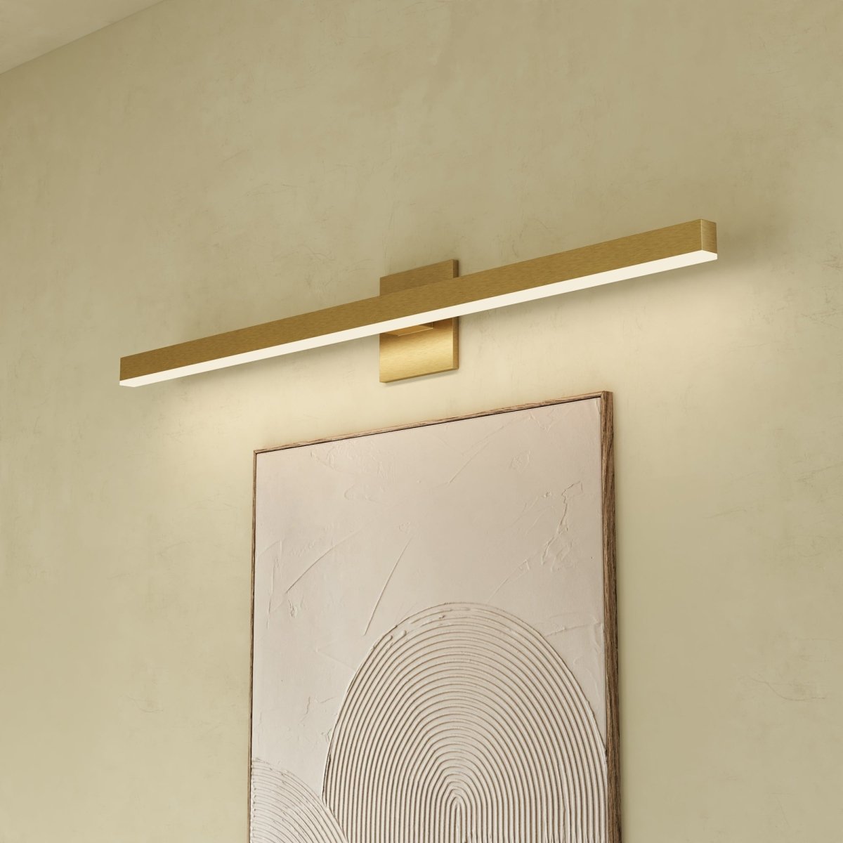 Luminaire de vanité Vega - Or brossé 37" 3000°K by Kuzco Lighting | Luminaires & cie