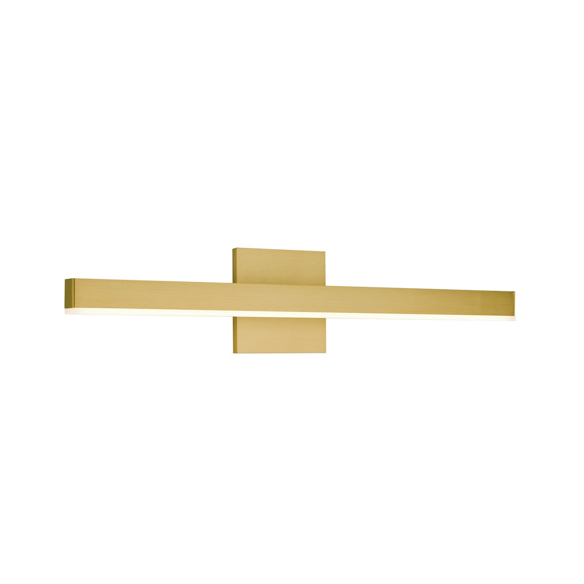 Barre d'éclairage de salle de bain Vega Or brossé, 23", 3000K – Kuzco Lighting