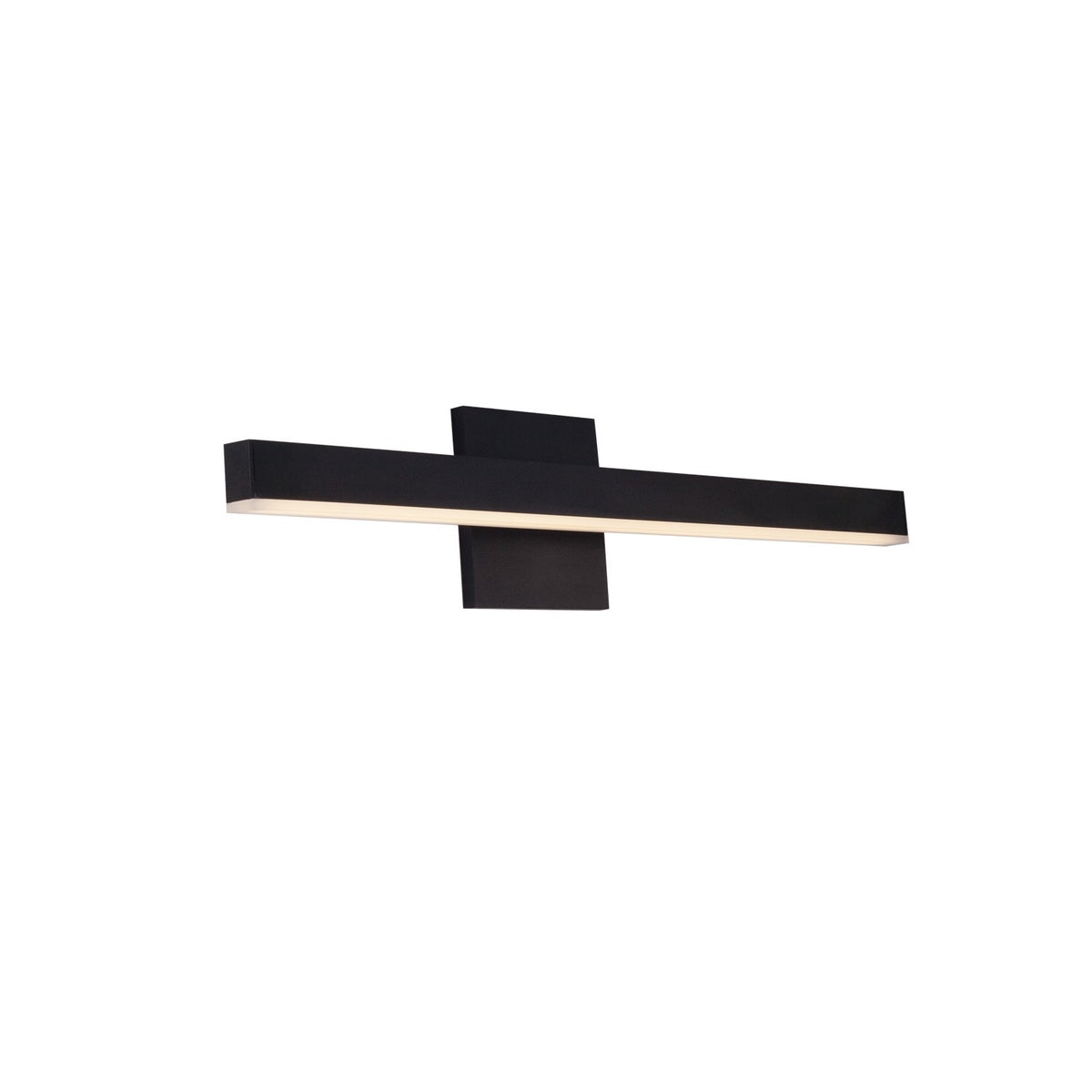 Barre d'éclairage de salle de bain Vega Noir, 23", 2700K – Kuzco Lighting